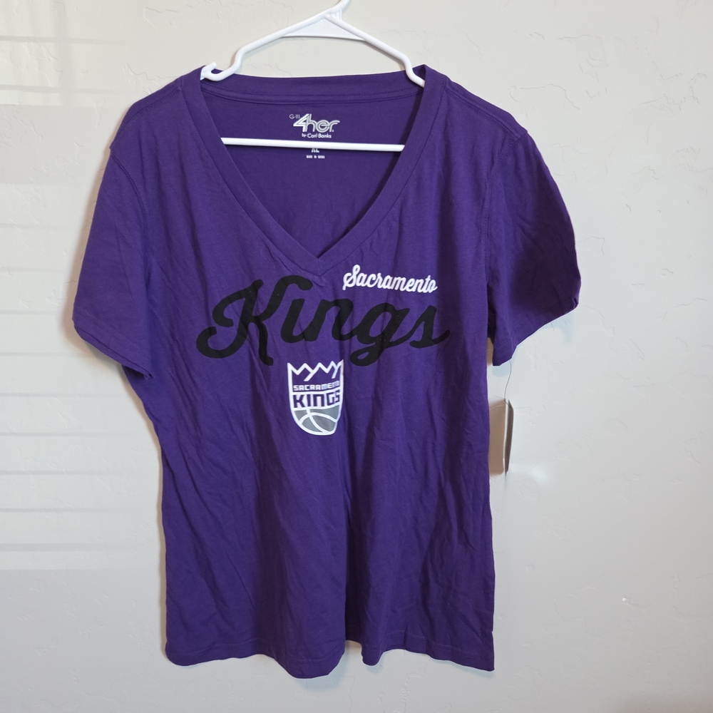 4Her Sacramento Kings Purple Tee